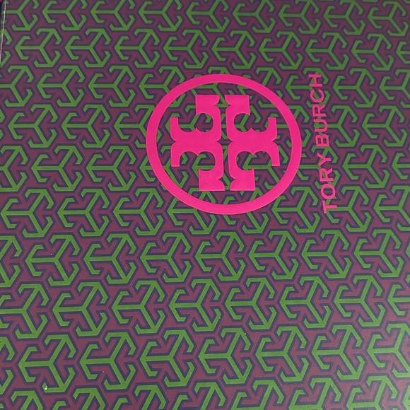 Tory Burch Yellow and Blue Scarf with matching face mask included!!